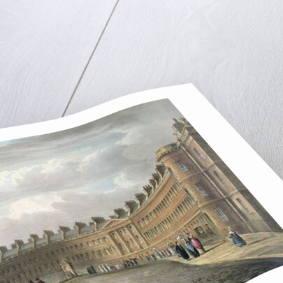 Lansdown Crescent, Bath, 1820 by David Cox