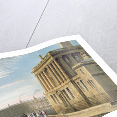 The Royal Crescent, Bath 1820 by David Cox