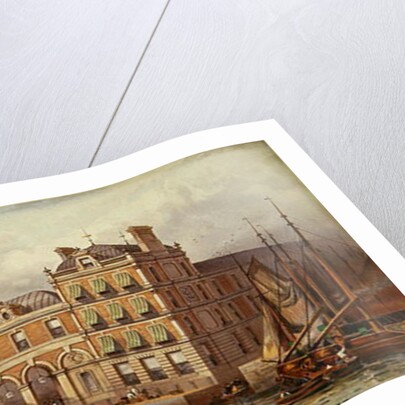 The London Fish Market at Billingsgate, 20th July 1877 by English School