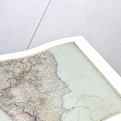 Map of Southern India, 1816 by English School