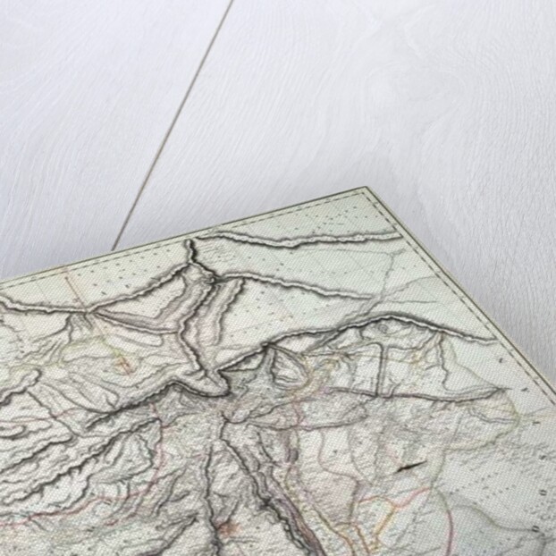 A Map of the Kingdom of Kabul by English School