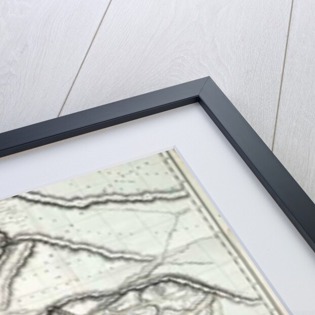 A Map of the Kingdom of Kabul by English School