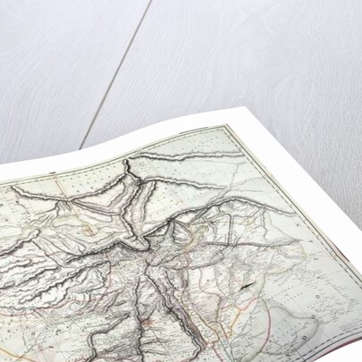 A Map of the Kingdom of Kabul by English School