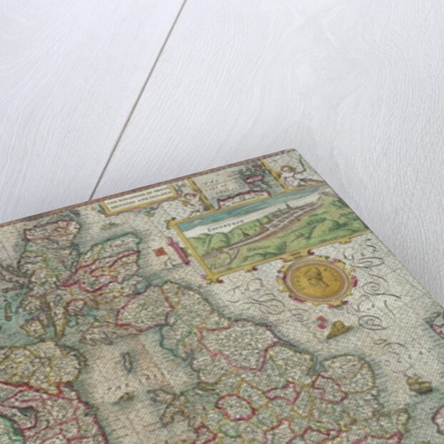 Map of the Kingdom of Great Britain and Ireland, 1610 by Jodocus Hondius