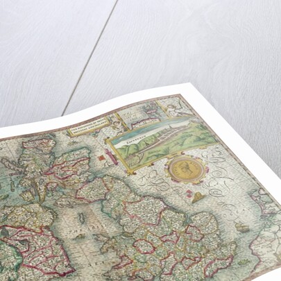 Map of the Kingdom of Great Britain and Ireland, 1610 by Jodocus Hondius