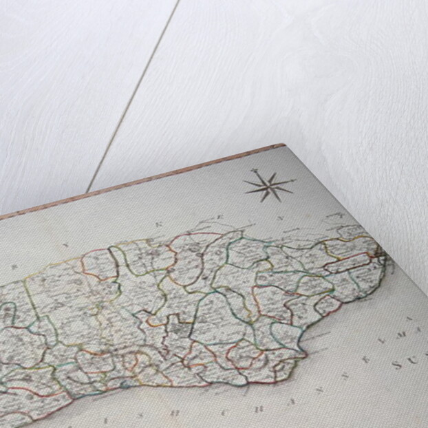 Map of Sussex, 26th March 1805 by John Cary