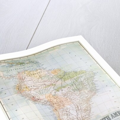 Map of South America by School English