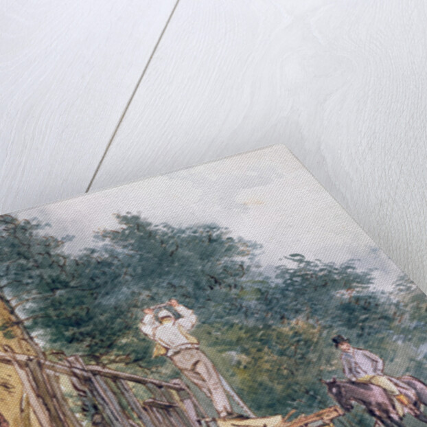 Dr. Monro inspecting his stables by William Holman Hunt