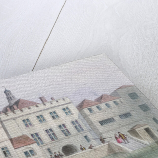 View of Old Fishmongers Hall, 1650 by Thomas Hosmer Shepherd