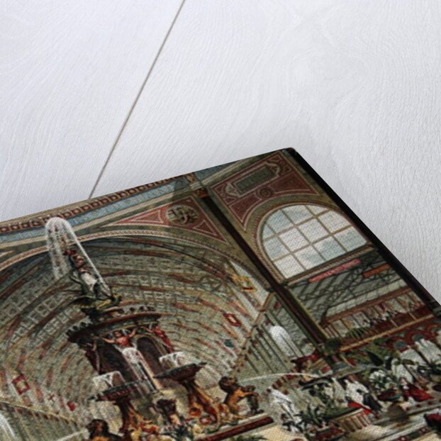 Interior of the Crystal Palace by English School
