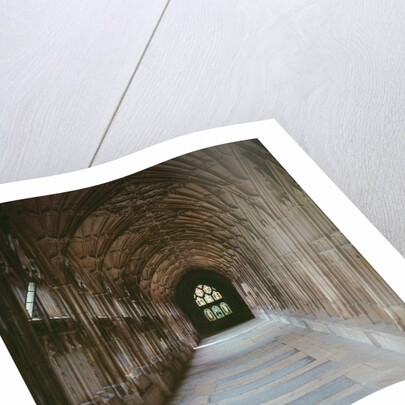 View of the Cloisters, c.1355 by English School