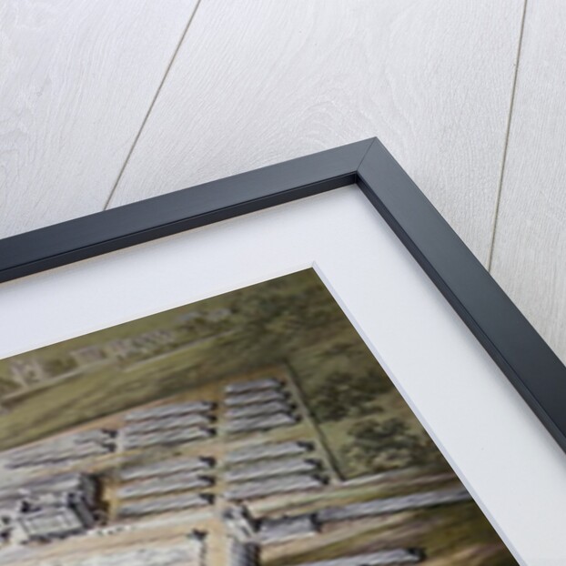 Isometric View of the New Metropolitan Cattle Market, 1855 by School English