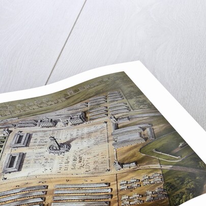 Isometric View of the New Metropolitan Cattle Market, 1855 by School English