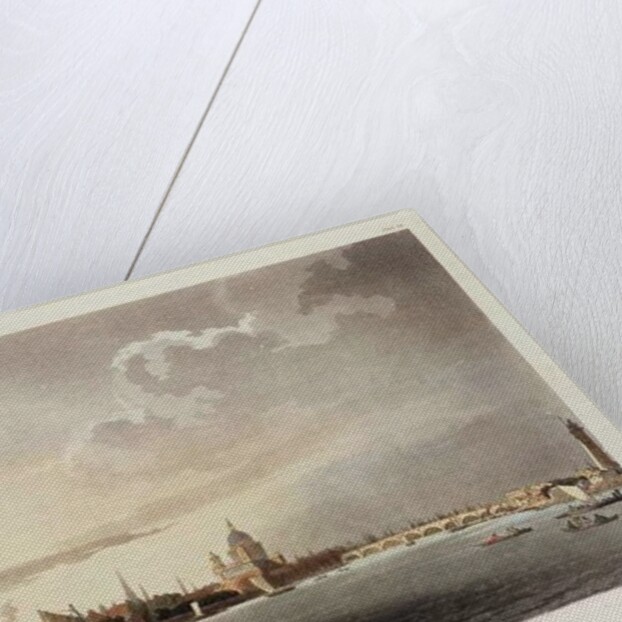A View of London from the Thames, 1809 by T. & Pugin A.C. (1762-1832) (after) Rowlandson