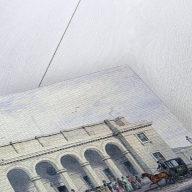 The South-Western Railway Station at Nine Elms Vauxhall, 1856 by Thomas Hosmer Shepherd