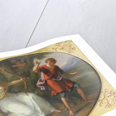 A Nymph drawing her Bow on a Youth, 1780 by Angelica Kauffman