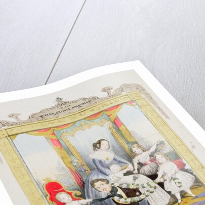 The Queen and Prince Albert at Home by English School