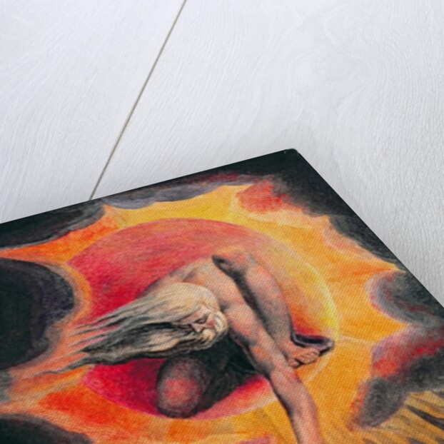 Urizen Measuring out the Material World, The Ancient of Days, 1794 by William Blake