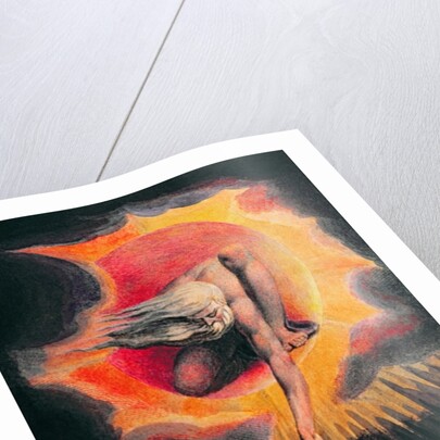 Urizen Measuring out the Material World, The Ancient of Days, 1794 by William Blake