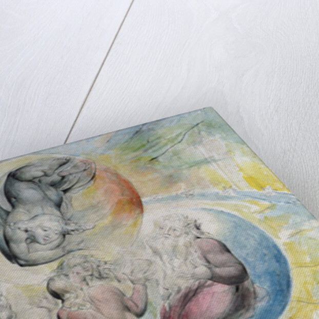 St. Peter, St. James, Dante and Beatrice with St. John by William Blake