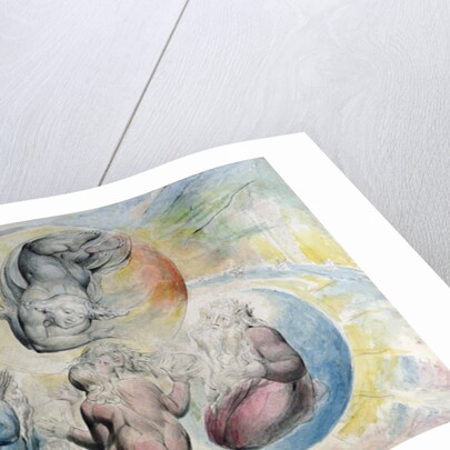 St. Peter, St. James, Dante and Beatrice with St. John by William Blake