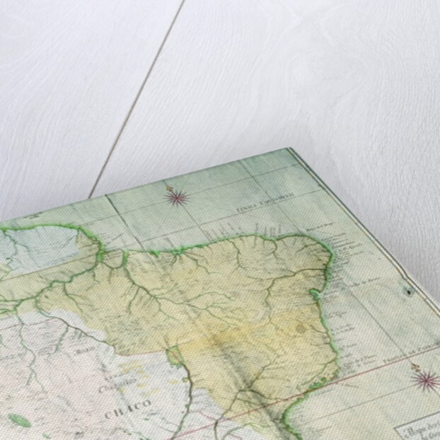 Map of Brazil, 1749 by Portuguese School