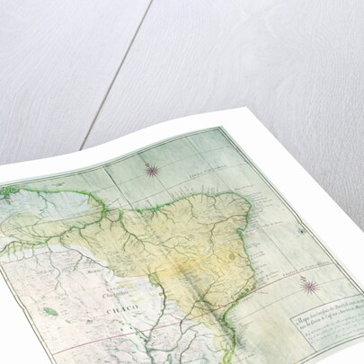 Map of Brazil, 1749 by Portuguese School