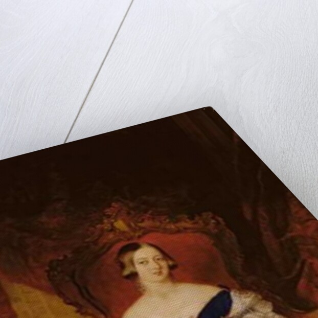 Portrait of Queen Victoria by School English