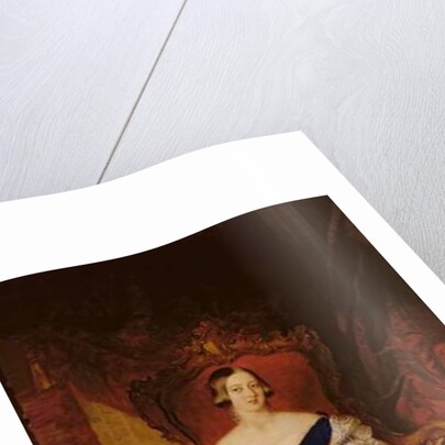 Portrait of Queen Victoria by School English