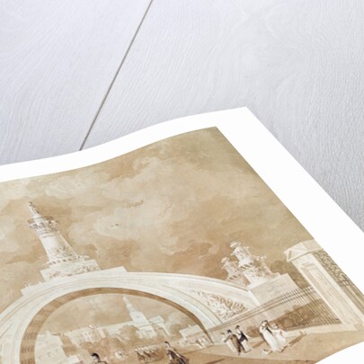 The Proposed Triumphal Arch from Portland Place to Regent's Park, 1820 by John Martin