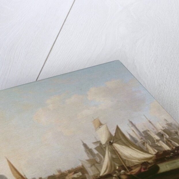 View of the River Thames by John Thomas Serres