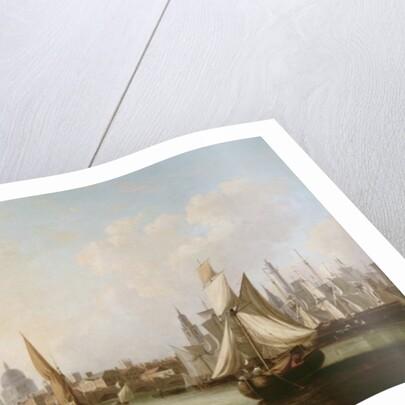 View of the River Thames by John Thomas Serres