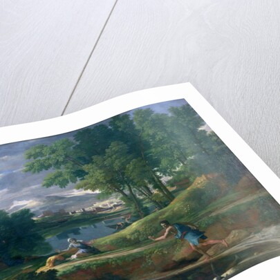 Landscape with a Man killed by a Snake, c.1648 by Nicolas Poussin