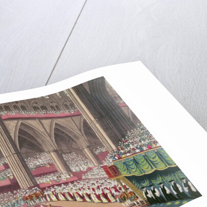 The Coronation of King William IV and Queen Adelaide, 1831 by School English