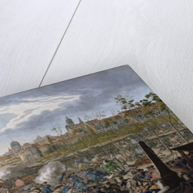 Battle of Leipzig, 19th October 1813 by Johann Lorenz Rugendas