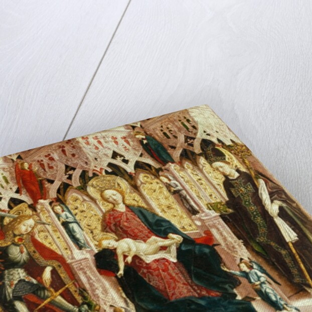 The Virgin and Child Enthroned, c.1475 by Michael Pacher