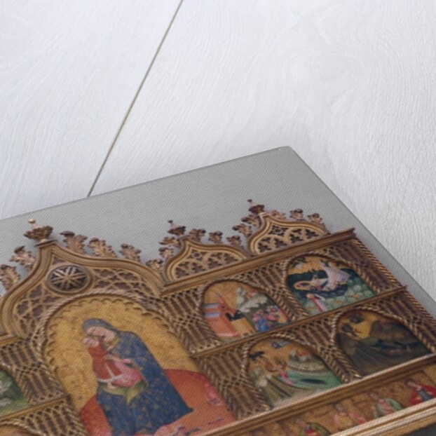 The Virgin and Child with Legendary Scenes by Italian School