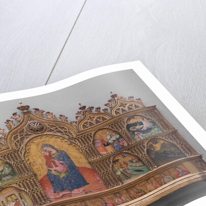 The Virgin and Child with Legendary Scenes by Italian School