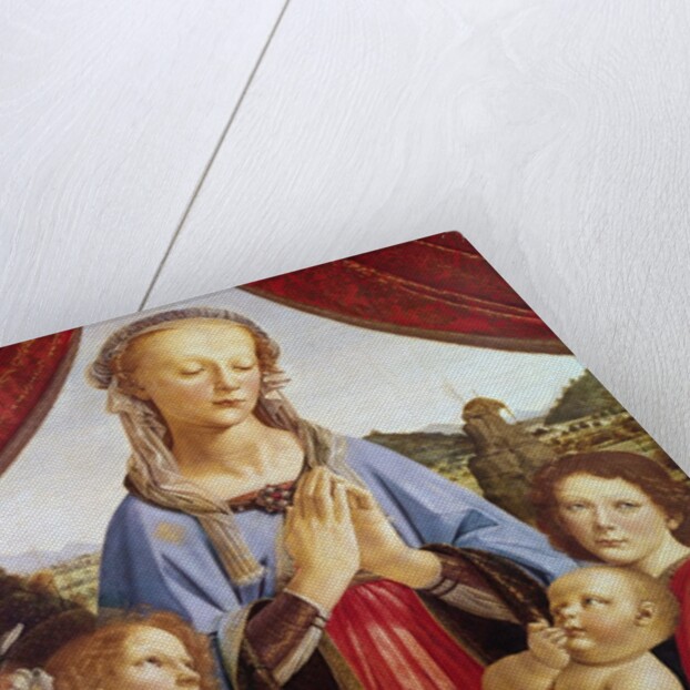 The Virgin and Child with Two Angels, c.1470's by Andrea del Verrocchio