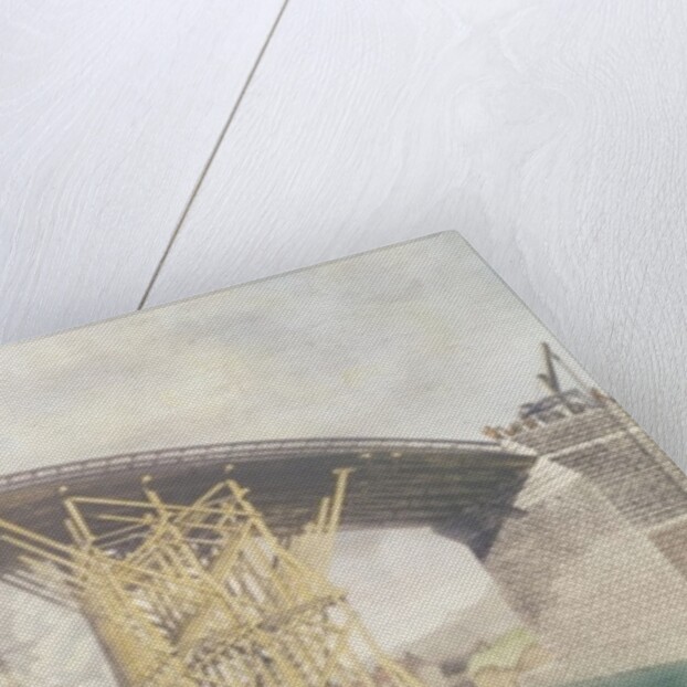 Iron Bridge over the Wear, 1796 by School English