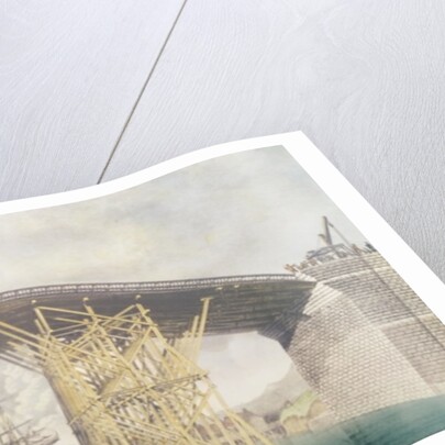 Iron Bridge over the Wear, 1796 by School English