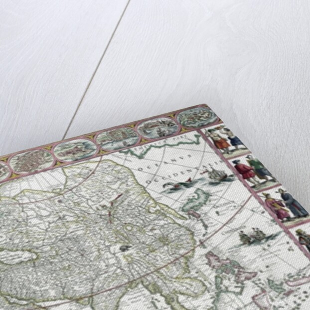 Asia noviter delineata, 1617 by Willem Blaeu