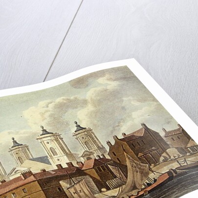 St. Johns Church Westminster, 1815 by Thomas Hosmer Shepherd