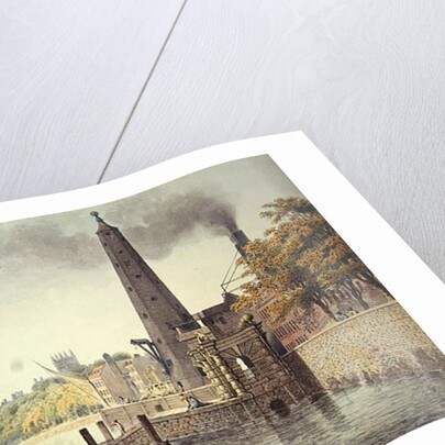 York Buildings, looking towards Westminster, with a View of the Water Tower, 1797 by James Peller Malcolm