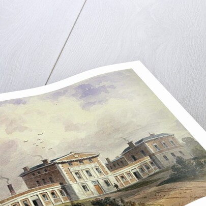 Fever Hospital, Liverpool Road, 1849 by Thomas Hosmer Shepherd