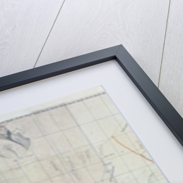 Map of Siberia, 1729 by German School