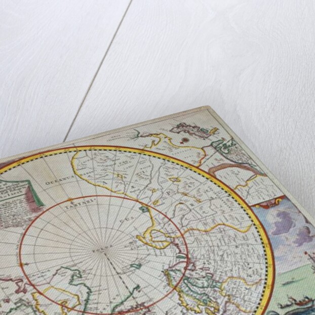 A Map of the North Pole by John Seller