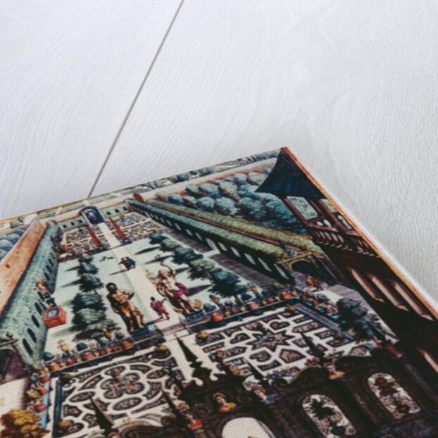 The Garden of Burgermeister Schwind by Mattaus the Younger Merian