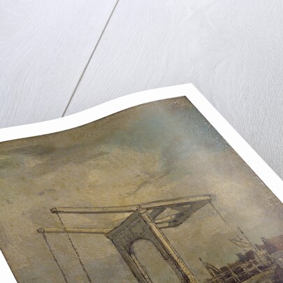 A Drawbridge in a Dutch Town, 1875 by Jacob Henricus or Hendricus Maris