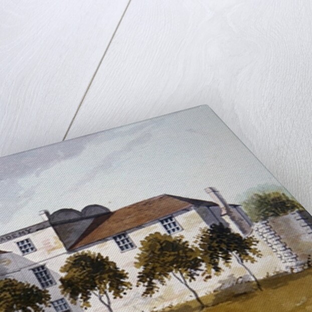 View of Sir Noel de Caron's House, 1809 by School English